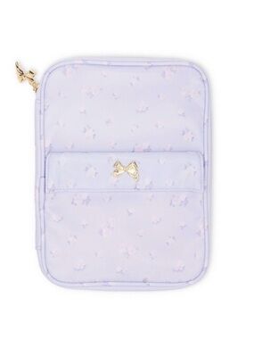 NWT LoveShackFancy x Target Everblooming Rosettes Tech Organizer Whisper Blue